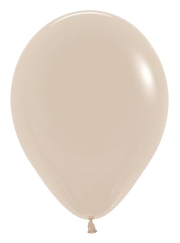 Deluxe weißer Sand-Latex-Ballon, rund, 27,9 cm, 25 Stück Deluxe weißer Sand-Latex-Ballon, rund, 27,9 cm, 25 Stück von Sempertex