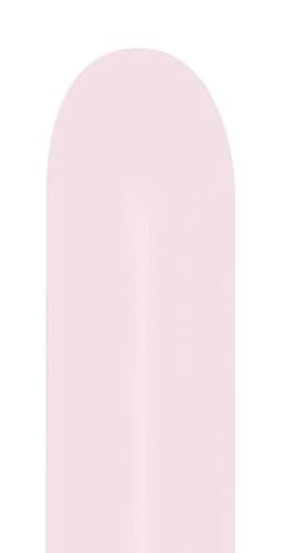 Entertainer-Ballon, Pastellfarben, matt, Pink, 260S, 50 Stück von Sempertex