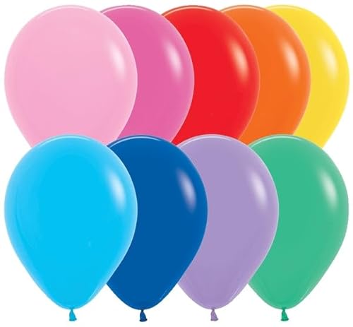 Fashion Assortment Runde Latex-Luftballons, 27,9 cm, 25 Stück von Sempertex