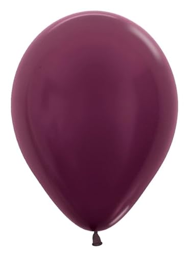 Latexballon, rund, metallisch, Burgunderrot, 27,9 cm, 25 Stück Latexballon, rund, metallisch, Burgunderrot, 27,9 cm, 25 Stück von Sempertex