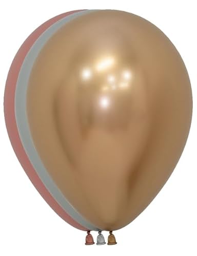 Reflex Deluxe Sortiment runde Latexballons 12,7 cm | 50 Luftballons Reflex Deluxe Sortiment runde Latexballons 12,7 cm | 50 Luftballons von Sempertex