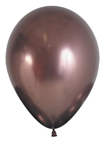 Reflex Trüffel runder Latexballon 12,7 cm | 50 Luftballons von Sempertex
