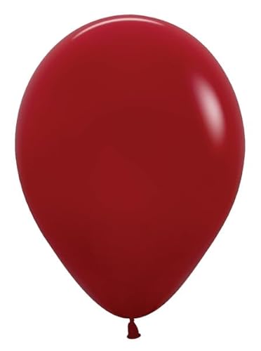 Sempertex Deluxe Imperial Red Balloons - 27.9 cm 25Pcs - Elegant Latex Balloons for Birthday Decorations, Wedding, Graduation, Baby Shower, Anniversary, Bridal Shower, Party Celebrations von SEMPERTEX