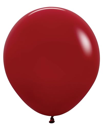 Sempertex Deluxe Imperial Red Balloons - 45.7 cm 6Pcs - Elegant Latex Balloons for Birthday Decorations, Wedding, Graduation, Baby Shower, Anniversary, Bridal Shower, Party Celebrations Sempertex Deluxe Imperial Red Balloons - 45.7 cm 6Pcs - Elegant Latex Balloons for Birthday Decorations, Wedding, Graduation, Baby Shower, Anniversary, Bridal Shower, Party Celebrations von Sempertex