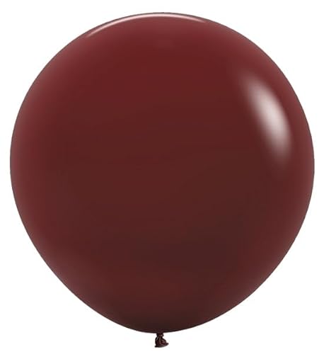 Sempertex Deluxe Merlot Runde Luftballons - 61 cm 3 Stück - Elegante Latexballons für Geburtstagsdekorationen, Hochzeit, Abschlussfeier, Babyparty, Jubiläum, Brautparty, Party Feiern Sempertex Deluxe Merlot Runde Luftballons - 61 cm 3 Stück - Elegante Latexballons für Geburtstagsdekorationen, Hochzeit, Abschlussfeier, Babyparty, Jubiläum, Brautparty, Party Feiern von Sempertex