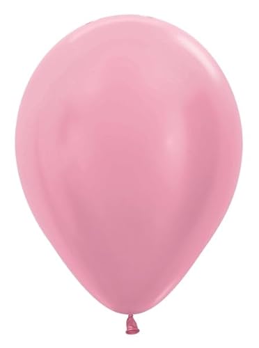 Sempertex Runde Luftballons in Perlen-Rosa, 27,9 cm, 25 Stück, elegante Latex-Luftballons für Geburtstagsdekorationen, Hochzeit, Abschlussfeier, Babyparty, Jubiläum, Brautparty, Partyfeiern von Sempertex