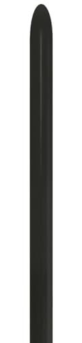 Sempertex dünne Modellierballons Größe 160Q Schwarz - Black 100 Stück von Sempertex