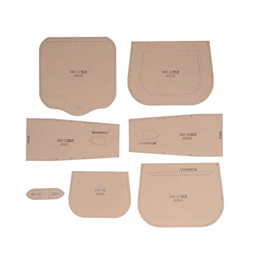 Sempoda Acryl-Handtaschen-Schablone, Transparent, Präziser Zuschnitt, Ledermuster, Acryl-Ledermuster, Leder-Schablonen für Damen-Handtaschen, Umhängetasche von Sempoda