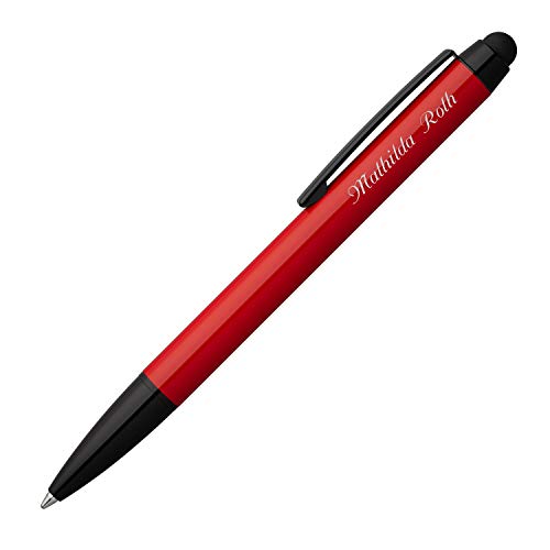 Senator Kugelschreiber Attract Stylus Rot mit Laser-Gravur und Geschenk-Etui von Senator