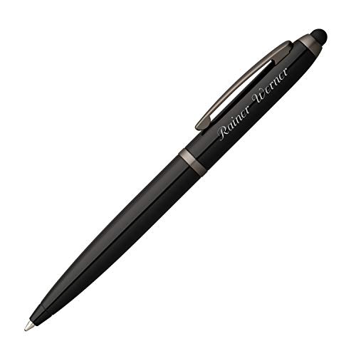 Senator Kugelschreiber Nautic Schwarz Touch Pad Pen mit Laser-Gravur und Geschenk-Etui von Senator