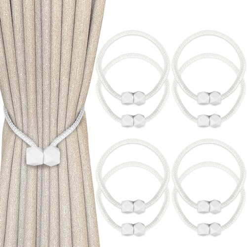 8 Stück Magnetische Vorhang Raffhalter,Vorhanghalter Gardinenhalter,Gardinenspange,Starke Magnetkraft 8 Stück Magnetische Vorhang Raffhalter,Vorhanghalter Gardinenhalter,Gardinenspange,Starke Magnetkraft von Senbaler