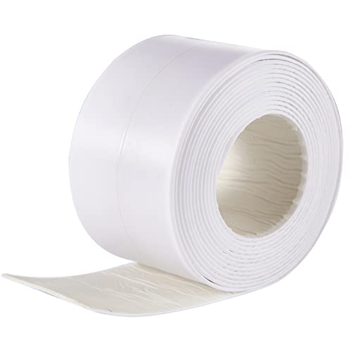 Weiß Selbstklebende Dichtband PE Weichsockelleiste Wasserdichtes Klebeband für Badewann Bad,Küchen,Dichtungsstreifen Klebeband Abdichtungen Weiß Selbstklebende Dichtband PE Weichsockelleiste Wasserdichtes Klebeband für Badewann Bad,Küchen,Dichtungsstreifen Klebeband Abdichtungen von Senbaler