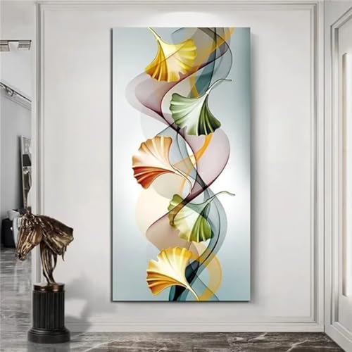 Senbang 5D Diamond Painting Erwachsene, Ginkgoblätter Diamant Painting Bilder Groß, DIY Crystal Strass Stickerei Painting Kit für Kinder Anfänger für Home Büro Wall Dekoration Geschsenk 50x100cm Senbang 5D Diamond Painting Erwachsene, Ginkgoblätter Diamant Painting Bilder Groß, DIY Crystal Strass Stickerei Painting Kit für Kinder Anfänger für Home Büro Wall Dekoration Geschsenk 50x100cm von Senbang