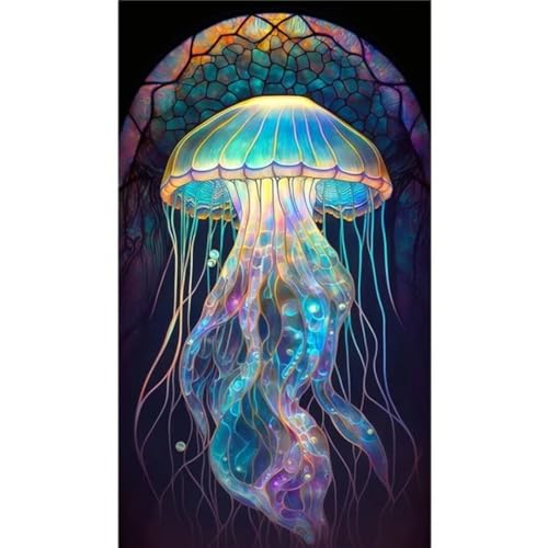 Senbang 5D Diamond Painting Erwachsene, Quallen Meeresleben Diamant Painting Bilder Groß, DIY Crystal Strass Stickerei Painting Kit für Kinder Anfänger für Home Büro Wall Dekoration Geschsenk 40x80cm Senbang 5D Diamond Painting Erwachsene, Quallen Meeresleben Diamant Painting Bilder Groß, DIY Crystal Strass Stickerei Painting Kit für Kinder Anfänger für Home Büro Wall Dekoration Geschsenk 40x80cm von Senbang