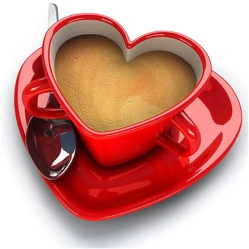 Senbang 5D Diamond Painting Erwachsene Kaffee, Diamant Painting Bilder Herz, DIY Rund Full Drill Embroidery Pictures Arts Crafts for Beginner for Wall Decoration 40x40cm Senbang 5D Diamond Painting Erwachsene Kaffee, Diamant Painting Bilder Herz, DIY Rund Full Drill Embroidery Pictures Arts Crafts for Beginner for Wall Decoration 40x40cm von Senbang