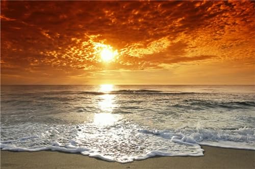 Senbang Diamond Painting Set, Sonnenuntergangslandschaft 5D Diamond Painting Kinder Erwachsene, DIY Diamant Painting Bilder Set Vollbohrer Cross Stickerei Malerei Kits für Home Wanddekoration 50x70cm Senbang Diamond Painting Set, Sonnenuntergangslandschaft 5D Diamond Painting Kinder Erwachsene, DIY Diamant Painting Bilder Set Vollbohrer Cross Stickerei Malerei Kits für Home Wanddekoration 50x70cm von Senbang