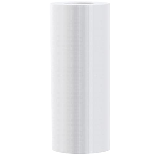 Wasserlöslicher Stabilisator für Stickfolie (38,1 cm x 45,7 m Rolle), Seneme 35um transparente Stick-Stabilisatoren – zum Auswaschen von Stickereien und Handnähen von Seneme