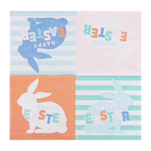 Senermter Bunny Serviette, Osterhasenpapier Servietten,Süße Hasen dekorative Papiertücher, 20 Blätter/Pack - Ostermittelzubehör Accessoires Tischdekorationen für den Frühlingsferien Senermter Bunny Serviette, Osterhasenpapier Servietten,Süße Hasen dekorative Papiertücher, 20 Blätter/Pack - Ostermittelzubehör Accessoires Tischdekorationen für den Frühlingsferien von Senermter