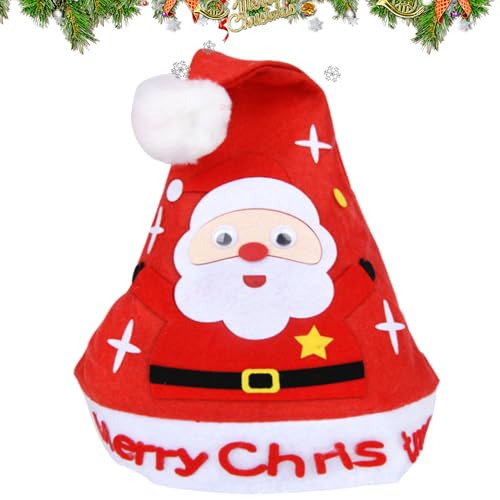 Senermter Handmade Weihnachtsmütze Bastelset - Handgefertigtes Kunst Weihnachtsmütze Bastelset,Kinder Zubehör für Ferienhaus Vorschule Kindergarten Mädchen Aktivitäten Ostern Valentinstag Senermter Handmade Weihnachtsmütze Bastelset - Handgefertigtes Kunst Weihnachtsmütze Bastelset,Kinder Zubehör für Ferienhaus Vorschule Kindergarten Mädchen Aktivitäten Ostern Valentinstag von Senermter