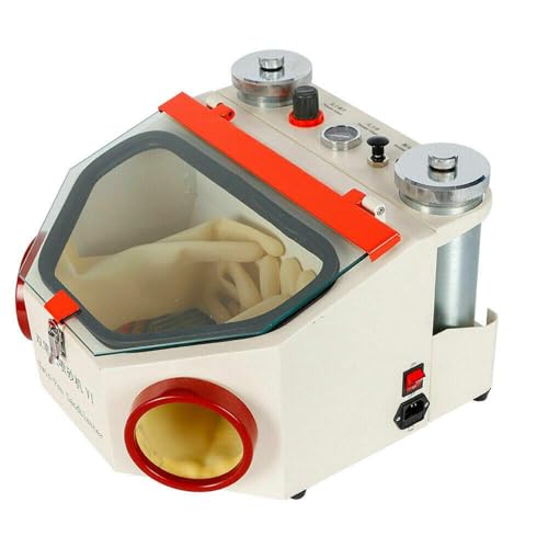 SenhE Laborsandblaster mit Doppelstock, Sandstrahlmaschine Entfernen Sie Rostölverunreinigungen, Elektrische Sandstrahlmaschine zum Erhalten von Matt oder Oberflächenrostentfernung SenhE Laborsandblaster mit Doppelstock, Sandstrahlmaschine Entfernen Sie Rostölverunreinigungen, Elektrische Sandstrahlmaschine zum Erhalten von Matt oder Oberflächenrostentfernung von SenhE