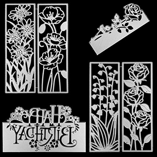 6 Stück Stanzformen für Kartenherstellung, SENHAI Blumen-Stanzformen, Geburtstag, Stanzformen, DIY, Basteln, Stanzmaschinen, Prägeschablonen für Scrapbooking, Album, Kartendekoration 6 Stück Stanzformen für Kartenherstellung, SENHAI Blumen-Stanzformen, Geburtstag, Stanzformen, DIY, Basteln, Stanzmaschinen, Prägeschablonen für Scrapbooking, Album, Kartendekoration von Senhai