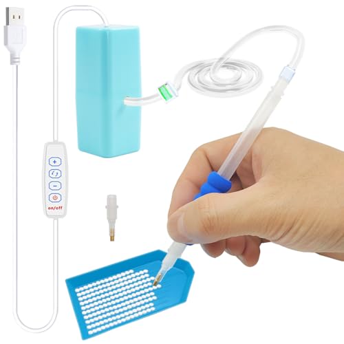 Diamond Art Painting Pen Kit for Adults, Diamond Paintings with Adsorption Function, Electric Diamond Art Pen with Storage Tray, Long-Lasting, Stable, Adjustable von Senhai