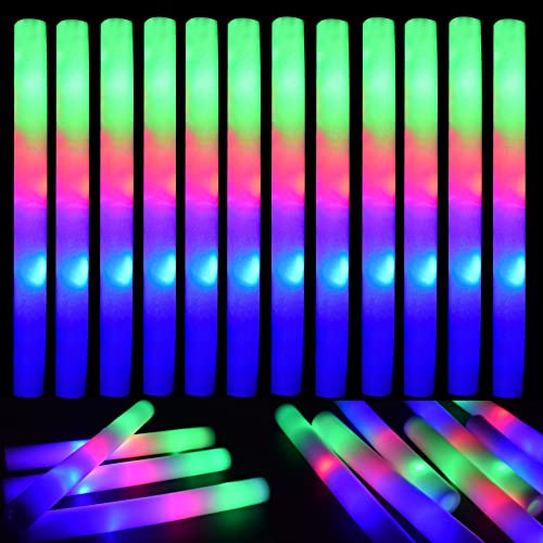 Senhui 30 Stück LED Leuchtstäbe Schaumstoff mit 3 Modi, Glow in the Dark Bunte Blinkstäbe Partygeschenke für Hochzeit, Geburtstag, Halloween, Weihnachten, Neujahr Senhui 30 Stück LED Leuchtstäbe Schaumstoff mit 3 Modi, Glow in the Dark Bunte Blinkstäbe Partygeschenke für Hochzeit, Geburtstag, Halloween, Weihnachten, Neujahr von Senhui