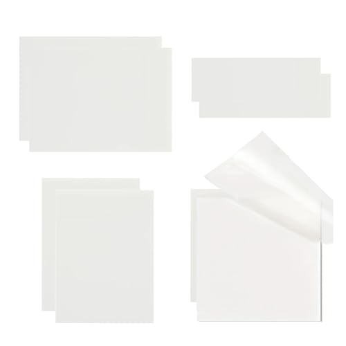 400 Stück Transparente Haftnotizen, 4 GrößEn Sticky Notes，Post Transparent,Für Büro Schule Zuhause(75 * 75mm/75x50mm/70 * 95mm/75x25mm) von Senken