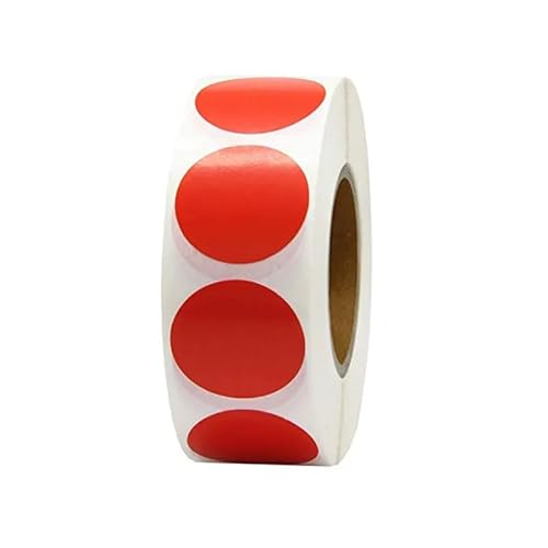 500 Stück Klebepunkte,25mm Rot Siegel,Siegel Aufkleber,Rundes Siegel,FüR UmschläGe Schachteln Etikettenaufkleber 500 Stück Klebepunkte,25mm Rot Siegel,Siegel Aufkleber,Rundes Siegel,FüR UmschläGe Schachteln Etikettenaufkleber von Senken