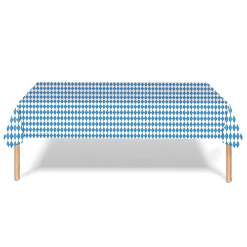 Oktoberfest Biertisch Tischdecke-Tischdeko Bayrische Deko,Bayrische Oktoberfest Accessoires,für Oktoberfest Wiesn Party Grillparty Bierzelten(137x274cm) von Senken