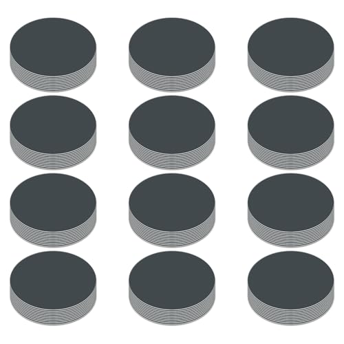 Senmai Tools 120 Stück Schleifpapier 50mm Schleifscheiben Rund Körnung 3000, Schleifpapier Klett 2 Zoll Schleifpads Geeignet für Elektrowerkzeuge Holzmöbellackierung Automobil von SenmaiTools