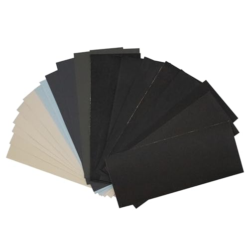 Senmai Tools Schleifpapier-Set mit Poliertuch, Körnung 400–20000, 22,9 x 9,1 cm, sortiert, nass, trocken, wasserdicht, für Holz, Möbel, Metall, Automobil, Polieren, Schleifen, 35-teilig Senmai Tools Schleifpapier-Set mit Poliertuch, Körnung 400–20000, 22,9 x 9,1 cm, sortiert, nass, trocken, wasserdicht, für Holz, Möbel, Metall, Automobil, Polieren, Schleifen, 35-teilig von SenmaiTools