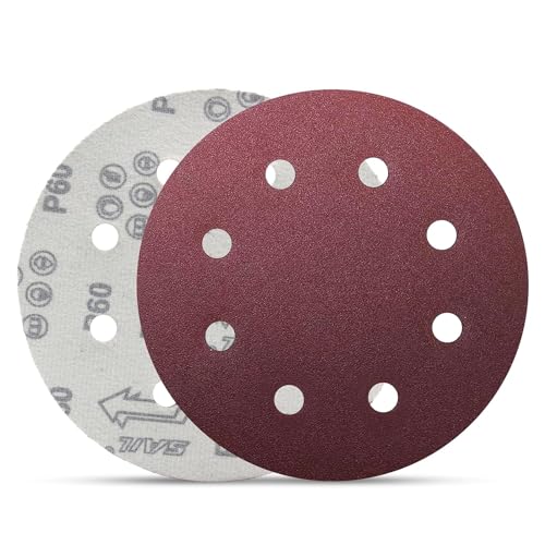 Senmai Tools Schleifscheiben 180mm klett 8 Löcher Körnung 40 60 80 120 Schleifpapier Durchmesser 180mm Rot für Trockenbauschleifer Exzenterschleifer Schleifgiraffe 40 Stück Senmai Tools Schleifscheiben 180mm klett 8 Löcher Körnung 40 60 80 120 Schleifpapier Durchmesser 180mm Rot für Trockenbauschleifer Exzenterschleifer Schleifgiraffe 40 Stück von SenmaiTools