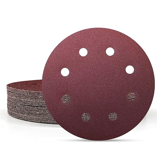 Senmai Tools Schleifscheiben 180mm klett 8 Löcher Körnung 40 Schleifpapier Durchmesser 180mm Rot für Trockenbauschleifer Exzenterschleifer Schleifgiraffe 30 Stück Senmai Tools Schleifscheiben 180mm klett 8 Löcher Körnung 40 Schleifpapier Durchmesser 180mm Rot für Trockenbauschleifer Exzenterschleifer Schleifgiraffe 30 Stück von SenmaiTools
