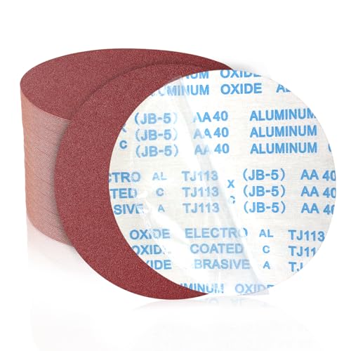 SenmaiTools 18 Stück Schleifpapier 300mm PSA Selbstklebende schleifscheiben Aluminiumoxid Kein Loch Schleifpads Set 3 x 40/80/120/180/240/320 Körnung für Holz Stein Metall und Farbe SenmaiTools 18 Stück Schleifpapier 300mm PSA Selbstklebende schleifscheiben Aluminiumoxid Kein Loch Schleifpads Set 3 x 40/80/120/180/240/320 Körnung für Holz Stein Metall und Farbe von SenmaiTools