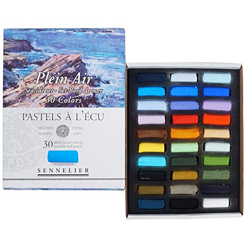 Savoir Faire Sennelier, weiche Pastellkreide, Halbstab-Set, 30 Stück Savoir Faire Sennelier, weiche Pastellkreide, Halbstab-Set, 30 Stück von Sennelier