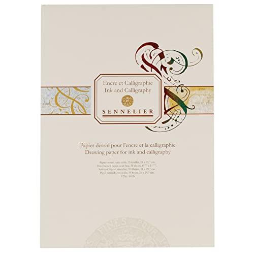 SENNELIER 10-136030 Calligraphy Paper Pad Kalligraphie-Papierblock, Weiß SENNELIER 10-136030 Calligraphy Paper Pad Kalligraphie-Papierblock, Weiß von Sennelier