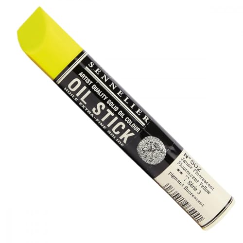 Sennelier Oil Stick - fluoreszierend Gelb - N130125.502 von Sennelier