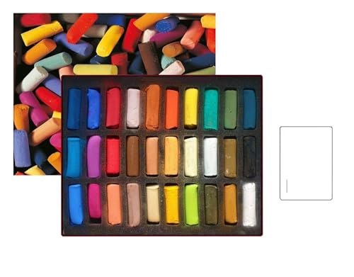 Sennelier Weiche Pastellkreiden - Box mit 30 halben Kreiden .Sennelier Pastel Dry 1/2 Sticks 30 PCS von Sennelier
