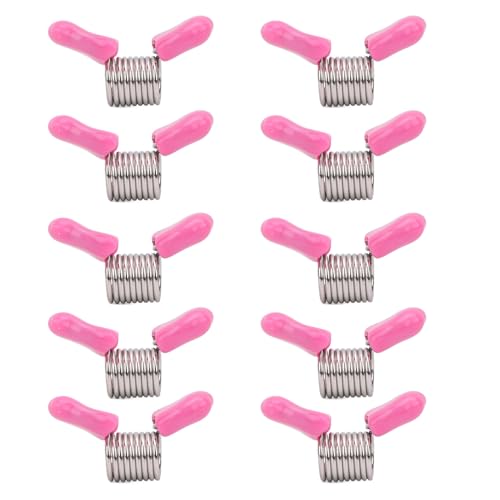 10pcs Perlenstopper Fadenklemme Schmuck, die Federn mit Gummi -Finger -Kinder für Saitenperlen machen von Senrusa
