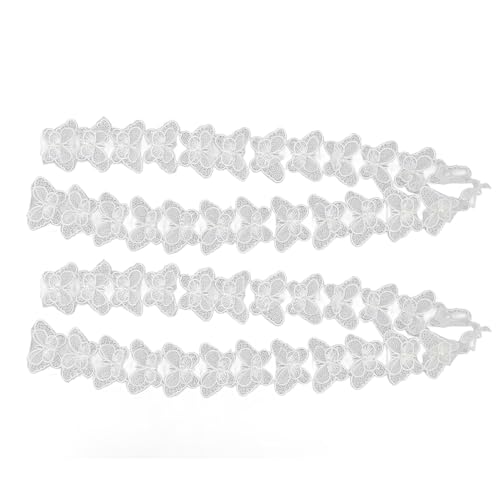 3 Rolls Vintage Butterflies Ribbons White Pearl Lace Trim Embroidery Ribbon for Crafts Sewing Clothing Decoration 3 Rolls Vintage Butterflies Ribbons White Pearl Lace Trim Embroidery Ribbon for Crafts Sewing Clothing Decoration von Senrusa