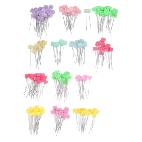 300Pcs Flat Head Straight Pins Set Incisive Tip Sewing Pin Set for Positioning Decorating Craft Projects von Senrusa