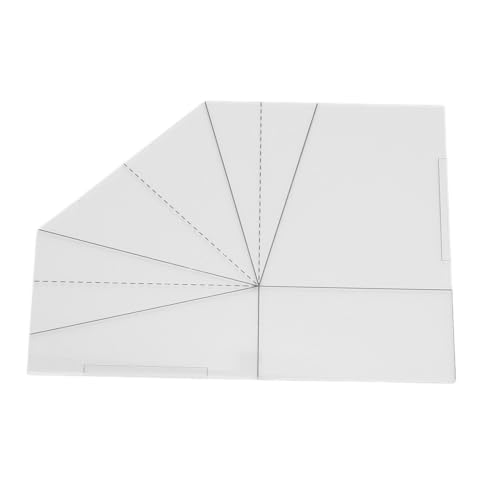 Faltbares Lebensmittelkorb nähen Vorlage Acryl transparente Handtasche Nähvorlage DIY NEWING LEIGER (8 Zoll) von Senrusa