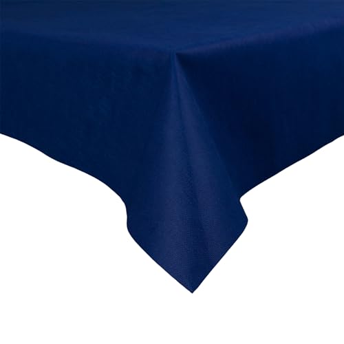 Fachhandel für Vliesstoffe Sensalux Buffet-Tischdecke, Vlies, 1,5m x 3m, Standard 100 by Oeko-TEX® - Klasse I, abwischbar, Lotuseffekt, Blau von Sensalux