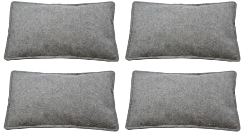 Sensalux Sitzkissen für Bierbänke, Sitzpolster aus robustem Nadelfilz, besonders rückstellkräftig, hoher Sitzkomfort, Bierbankkissen, Grau 4er Pack Sensalux Sitzkissen für Bierbänke, Sitzpolster aus robustem Nadelfilz, besonders rückstellkräftig, hoher Sitzkomfort, Bierbankkissen, Grau 4er Pack von Sensalux