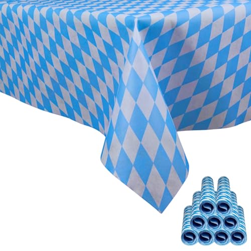 Sensalux Tischdecke, abwaschbar, Vorteilspack, 10 Stück, 1m x 2,5m, Bayern von Sensalux