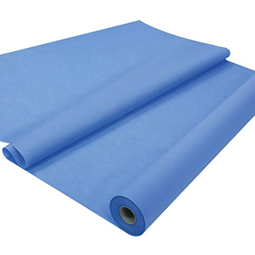 Sensalux Tischdeckenrolle, stoffähnliches Vlies, Oeko-TEX Standard 100 - Klasse I Zertifiziert, 1m x 25m, Hellblau von Sensalux
