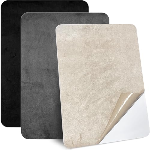 Mikrofaserstoff Selbstklebend,3stück 20 * 30cm Flicken Selbstklebend Stoff,Reparatur Patches Selbstkleben,Samt Reparaturflicken für Autositze,Sofa,DIY (3 Farben) von Sensylectra