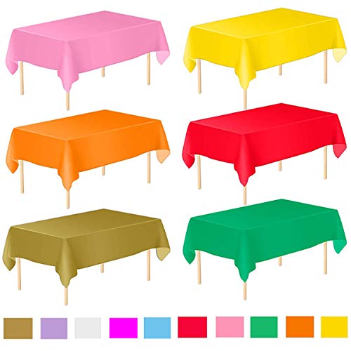 Senteen Tischdecke Einweg Rolle, 10pcs Tischtuch Abwaschbar Table Cloth Waterproof Table Cloth Einfarbig Tischwäsche Tischdecke Einweg Rechteckige, Für Tische Partys Garten Hochzeiten Weihnachten von Senteen