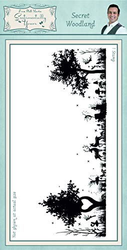 Creative Expressions Vorgeschnittene Gummistempel Sentimentally Yours Secret Woodland klare Stempel für Acrylblöcke, DIY-Basteln, Bullet Journal, Bastelset, Stempelset, Kunst, Handwerk von Sentimentally Yours